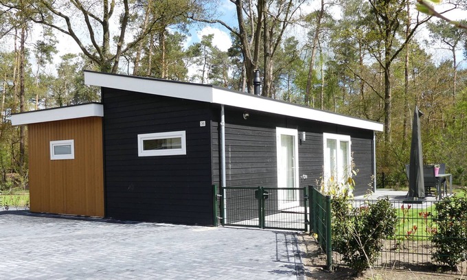 Oldebroek Chalet De Esquí | Chalet moderno para discapacitados, al borde del bosque