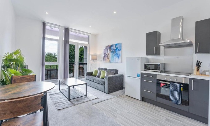 Brierley Hill Apartamento | Modern & Cosy 1 Bedroom Apartment, Dudley