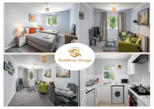 Southgate Apartamento | Modern & Cozy 1BR Apartment in Crawely Easy Access to Gatwick & Town