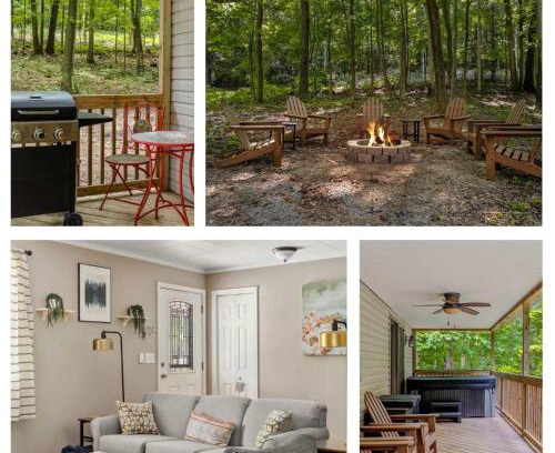 Berkeley Springs Casa | Modern decor, Hot Tub, Fire Pit, Grill, & Games