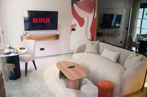 RACINE EXTENSION Apartamento | Modern F2 Duplex with Terrace & Rooftop Pool - Racine, Casablanca