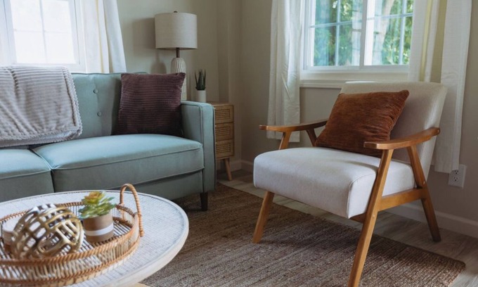 Johnson City Apartamento | Modern Farmhouse Chic Apartment in Johnson City