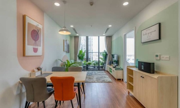 Tan Thuan Tay Apartamento | Modern, fully equipped & stunning city view 2BR Apt. 5m to PMH