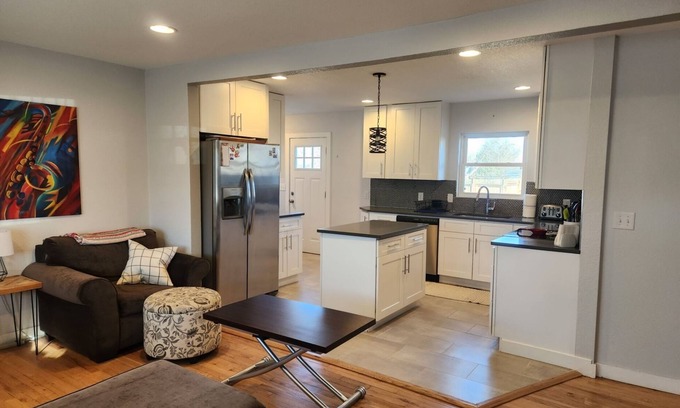 North Aurora Casa | Modern home with fenced yard near downtown Denver!