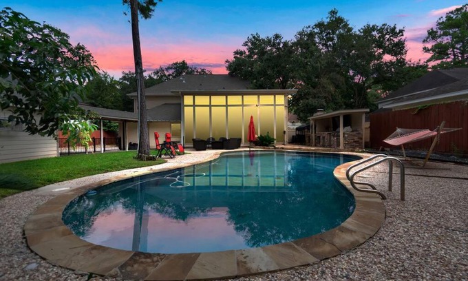 Ponderosa Forest Casa | Modern Home with Pool, Hot Tub and Game Room