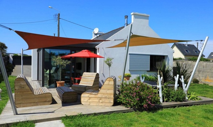 Landeda Casa | Modern house on the dunes of Sainte Marguerite with optional SPA SPA