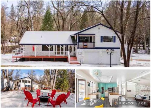 Oakhurst Casa | Modern LakeHouse Sleeps 20 Hot Tub/Games/Fire Pit