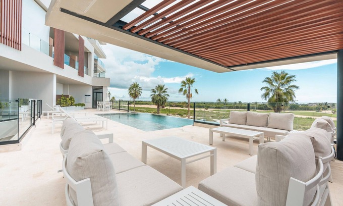 Punta Cana Apartamento | Modern loft with 2BR and golf view in Cap Cana