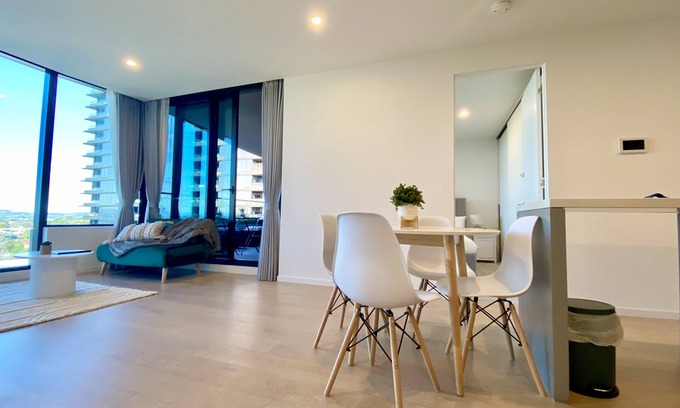Glen Waverley Apartamento | Modern Luxury 2 Bed, 2 Bath Apartment With Free Parking in Central Location