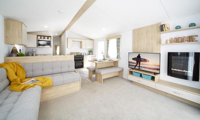 Prestonpans Complejo | Modern mobile home premium pitch