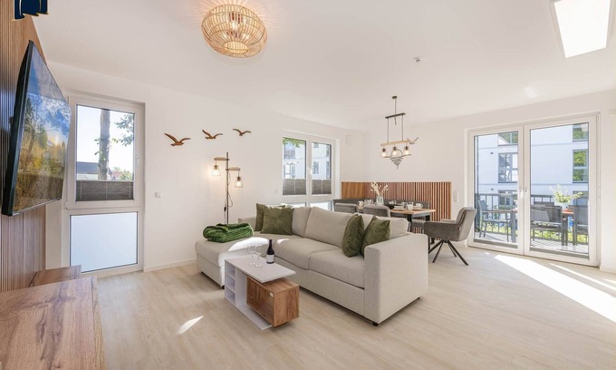 Koelpinsee Apartamento | Modern Baltic Sea nest in Loddin - your perfect vacation spot for the whole family
