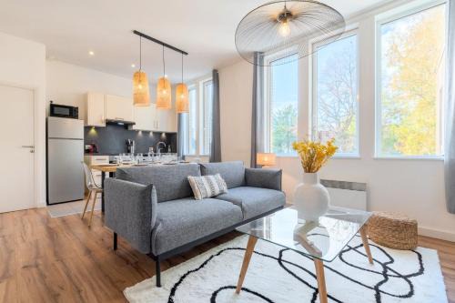 Marcq-en-Baroeul Apartamento | Modern, quiet 3-bedroom apartment with parking