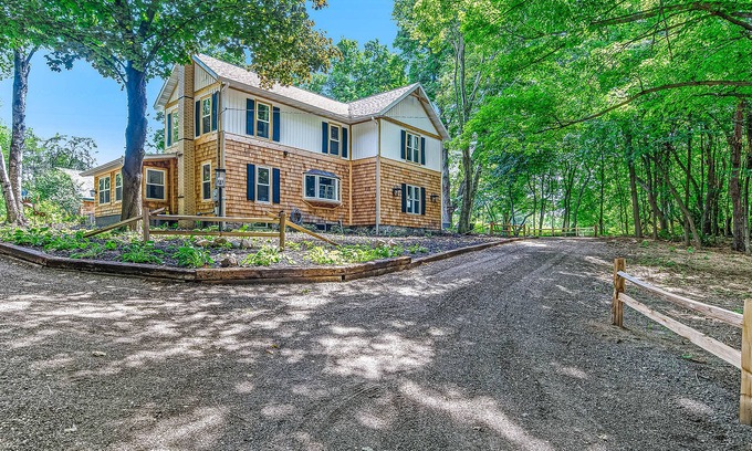 Fennville Casa | Modern Smart Home on 20 Pastoral Acres w/ Private Heated Pool & Hot Tub