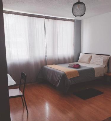 Ixtacalco Apartamento | Modern Studio, Rooftop Charm, CDMX Center2