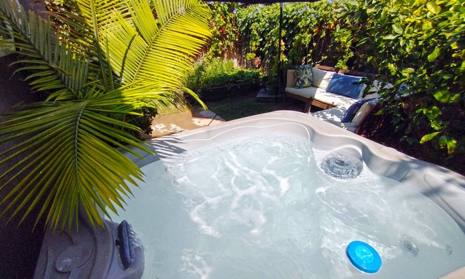 South Wrigley Casa | Moderno estudio tropical con jacuzzi privado