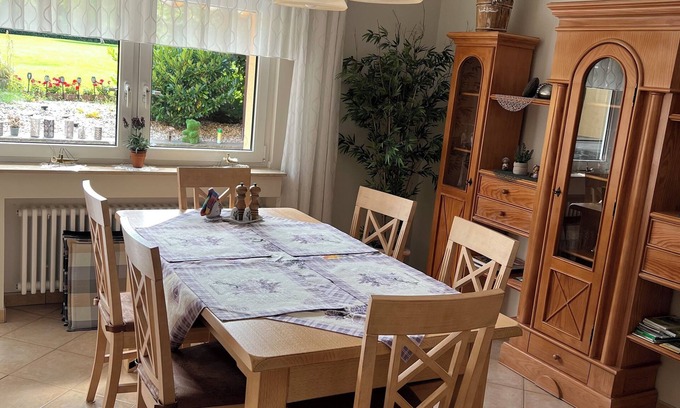 Simmerath Apartamento | Modern vacation apartment at the foot of the High Fens with terrace and garden