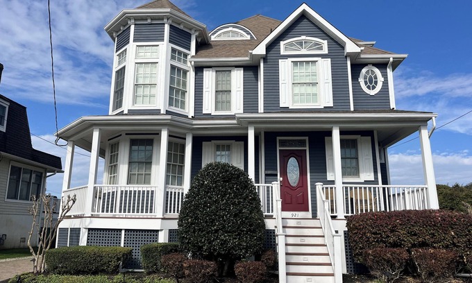 Cape May Casa | Victoriano moderno, dentro del centro de la ciudad, a 2 cuadras de la playa, a minutos a pie del centro comercial