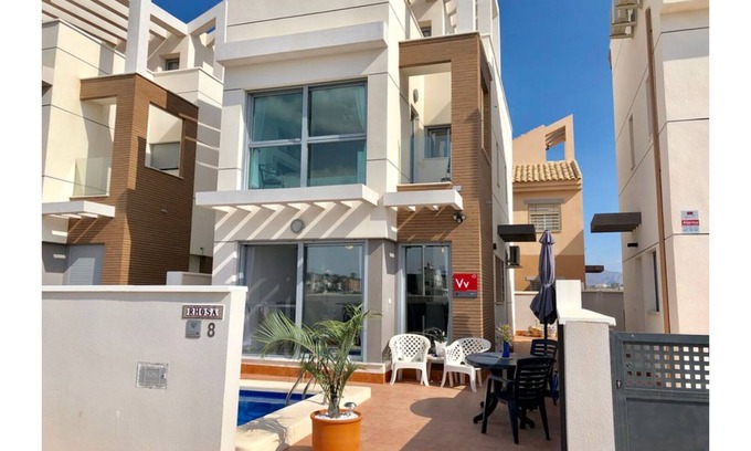 Puerto de Mazarrón Villa | Modern Villa with sea views, close to beach. Air Con, Internet, WiFi & Sunsets !