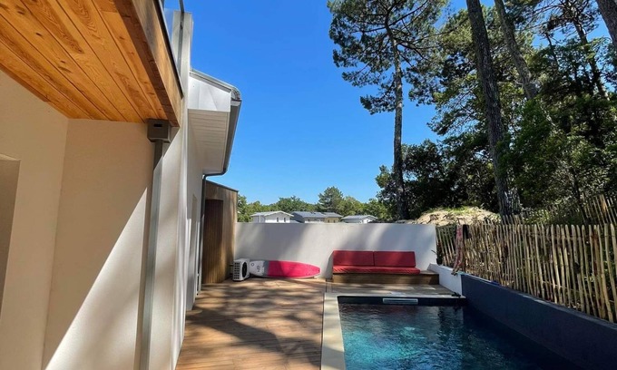 Le Penon Casa | Modern villa with heated pool 500m from the beach