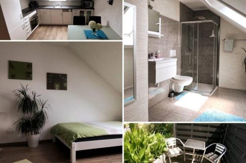 Wurmersheim Apartamento | Moderne Ferienwohnung in Durmersheim 2 Zi, Nähe Rhein und Messe KA
