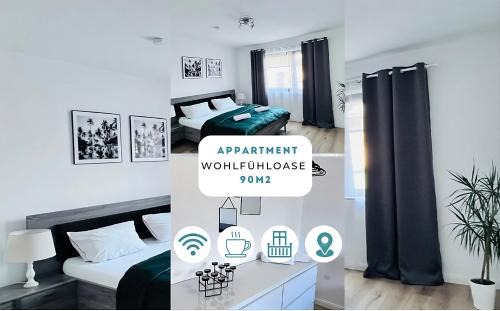 Dinslaken Apartamento | Moderne, helle Wohnung mit Terasse 15min bis OB Centro, Klimaanlage