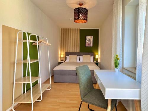 Neu-Ulm Apartamento | Modernes Apartment mit Balkon