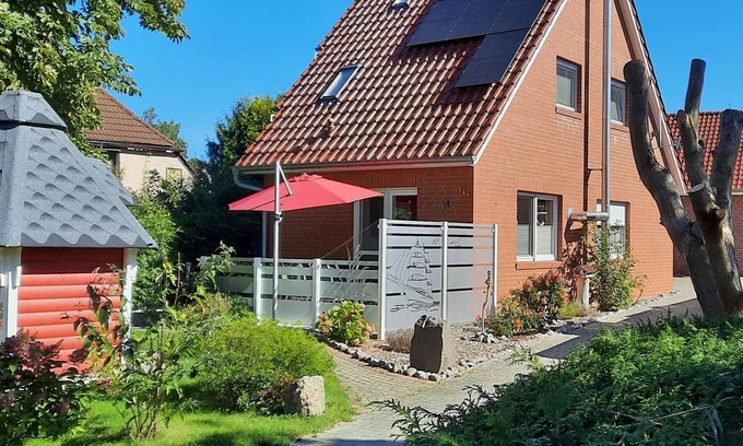 Wiek Casa | Modernes Ferienhaus mit Sauna en Wiek am Meer