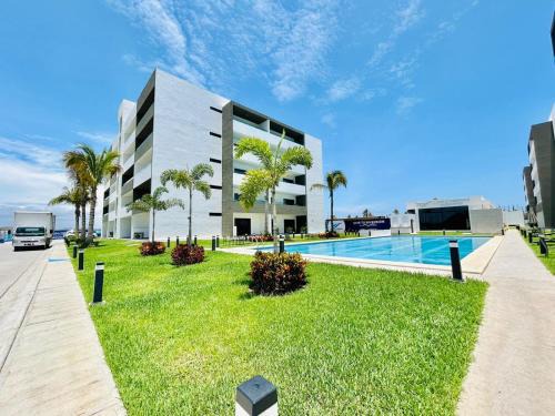Villa Marina Apartamento | moderno con alberca cerca de la playa by G P S rentas
