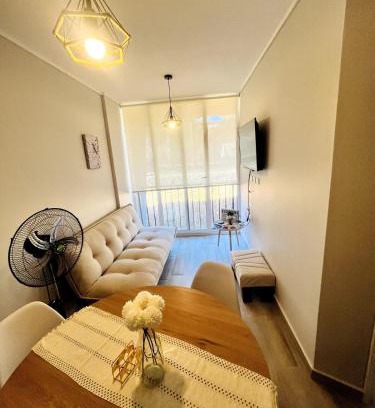 Downtown Santiago Apartamento | Moderno departamento a metros de Movistar Arena