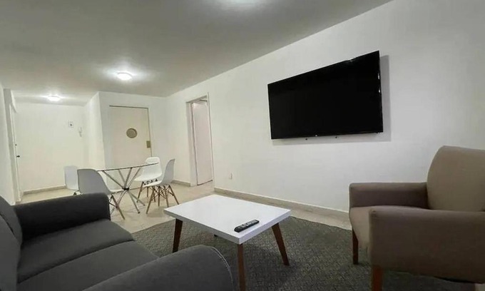 Naucalpan Apartamento | Moderno Departamento En Satelite-echegaray Con Estacionamiento Wifi Servicio