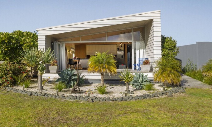 Matarangi Cabaña | Modpod en la camiseta - Matarangi Holiday Home