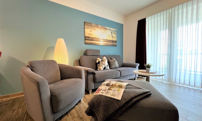 Dangast Apartamento | Aquí se creó un lugar que lo invita a relajarse y sentirse bien.