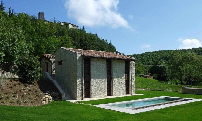 San Venanzo Casa | Molino dei Ciliegi, Umbría Spa Villa y piscina climatizada para uso privado