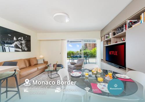 Roquebrune-Cap-Martin Apartamento | Monaco - Terrasse vue mer - Piscine - Parking - DR