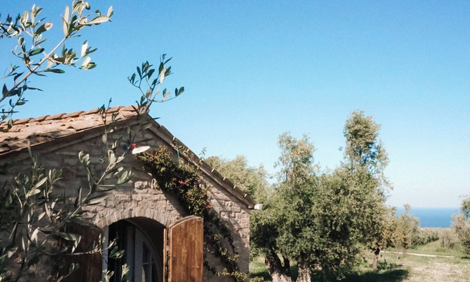San Savino Cabaña | Mondomini - Encantadora casa de campo con vista al mar