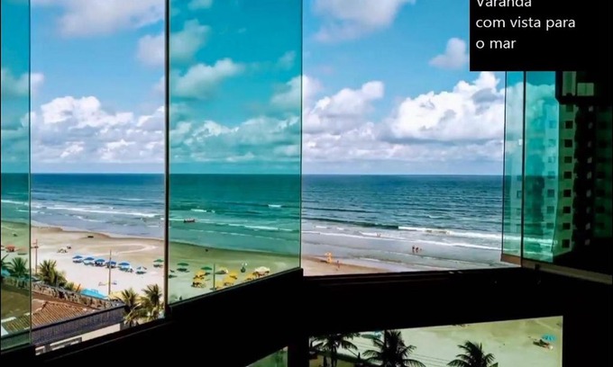 Mongagua Apartamento | Mongaguá - Pé na Areia - 2 Quartos - 6 pessoas