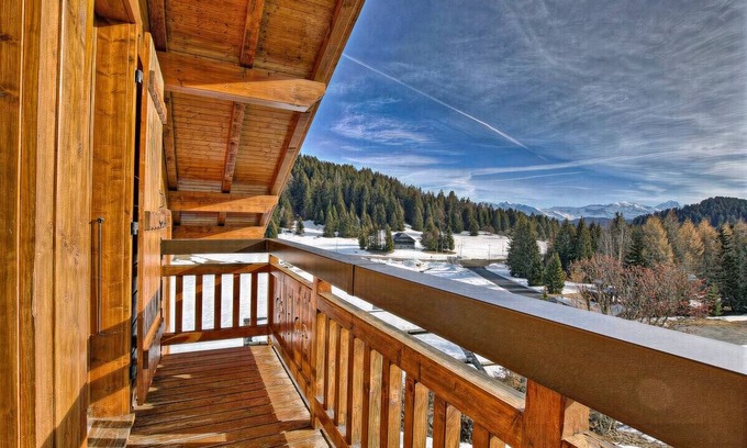 Le Praz de Lys Chalet De Esquí | Mont Blanc views from this spacious chalet