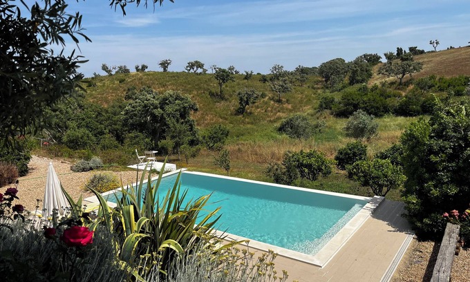 Santiago do Cacem Cabaña | Monte Do Cardal Quinta - Spacious Villa with Pool