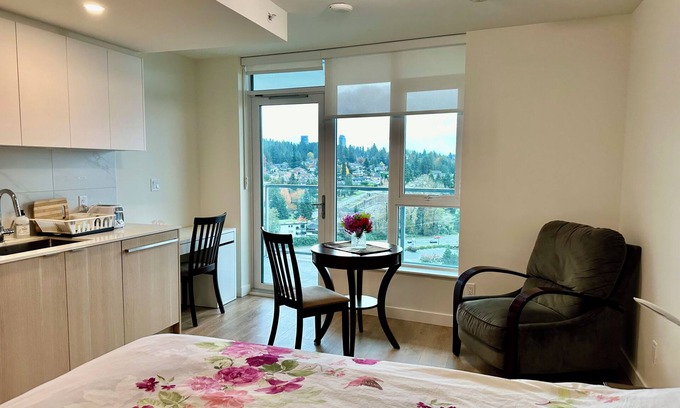 Burnaby Apartamento | Monthly stay/Relocation Special near Lougheed Mall & SFU