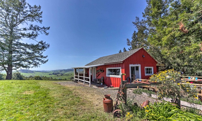 Freestone Cabina | ¡'Moonview Ranch' en 20 acres en el condado de Sonoma!