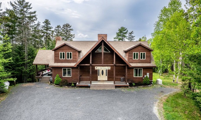 Greenville Chalet De Esquí | Moosehead Lakefront Huge Cabin|Private dock|Pet friendly|Fast WIFI|Private chef