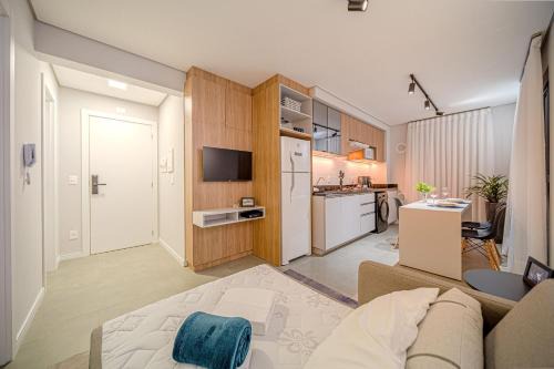 Anita Garibaldi Apartamento | Morse 1101 Conforto com um a bela vista .