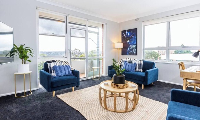 Mosman Apartamento | Mosman Views, 2bed, Parking, 15min Walk to Beach