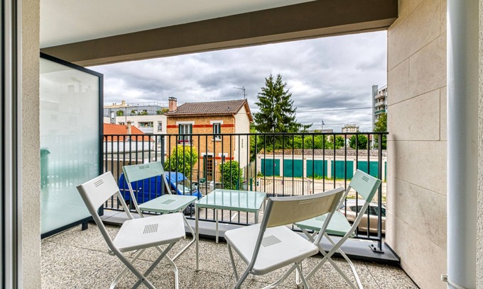 Bondy Apartamento | Moulin à Vent A14 - Appt pour 4 avec balcon