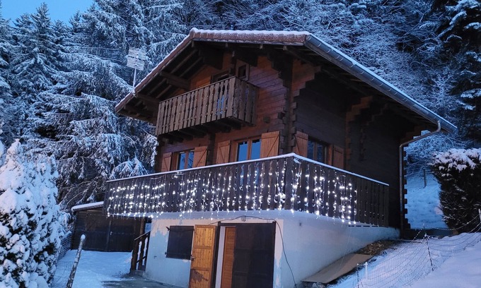 Thollon-les-Memises Chalet De Esquí | Mountain chalet 6 pers resort Thollon-les-Mémises vue lac Léman cosy/calme