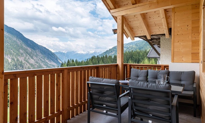 Racines Apartamento | Chalet de montaña "Blosegghof Himmelblick" con vistas a la montaña y nueva bañera de hidromasaje