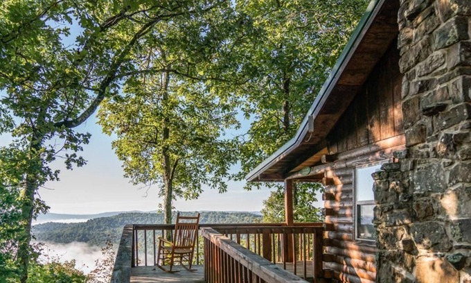 Ponca Condominio | Mountain Ecstasy - Romantic Cabin w/ Beautiful View