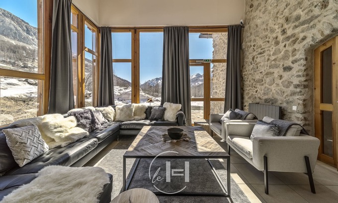 Monetier-les-Bains Chalet De Esquí | Mountain chalet -S'erre Chevalier Parc des écrins ski vtt hiking