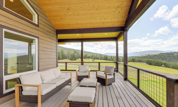 Rexford Casa | Mountain & Lake View: Rexford Estate on 28 Acres!