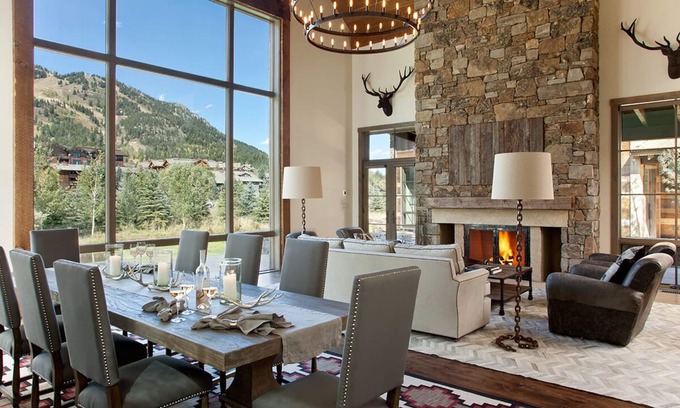 Teton Village Villa | casa de montaña-moderna en la base de Jackson Hole